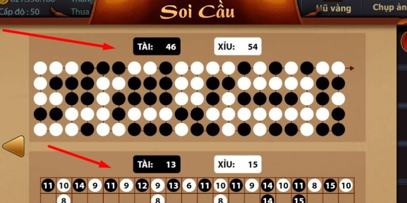 Soi cầu tài xỉu bằng cách dùng cầu nghiêng là phương pháp hiệu quả